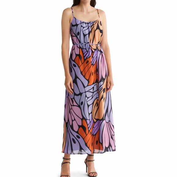 Sam Edelman Dresses & Skirts - Sam Edelman Butterfly Print Maxi Dress M NWT | Cruise Resort Evening Vacation